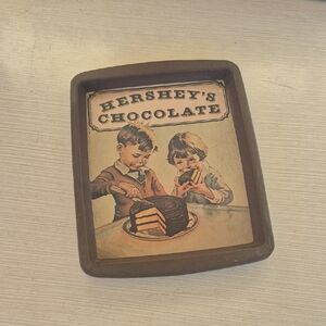 Chocolate Brown Vintage Tray